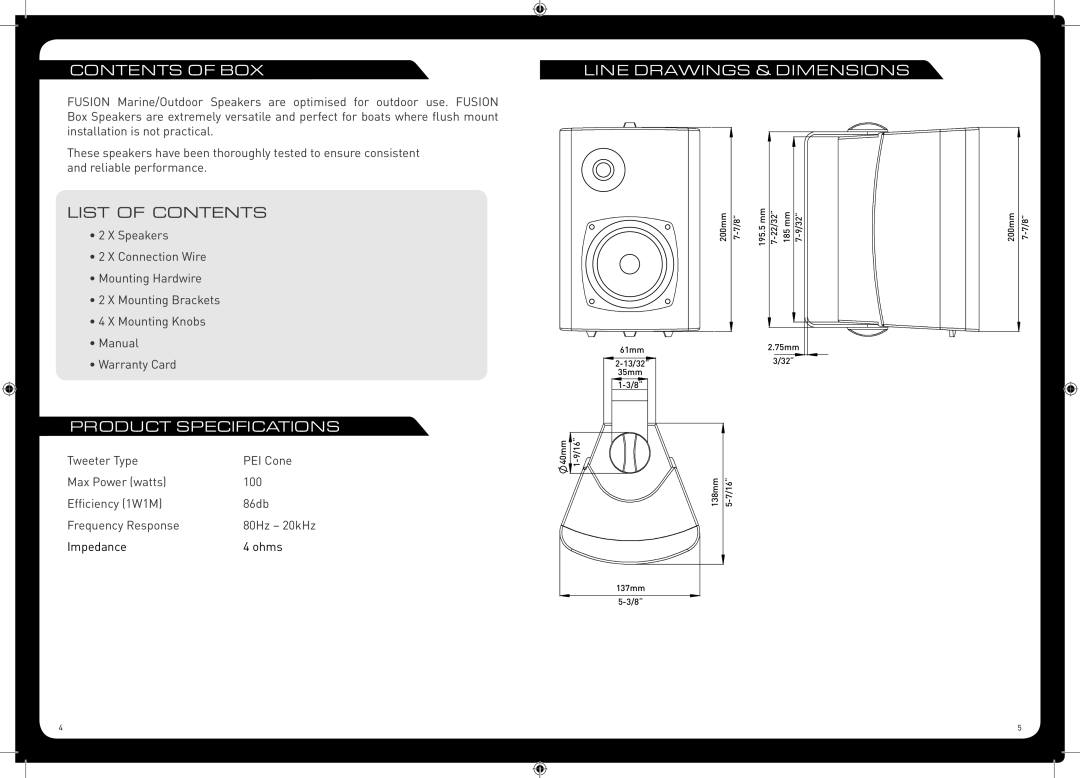 Fusion MS-0S420 specifications List of Contents 