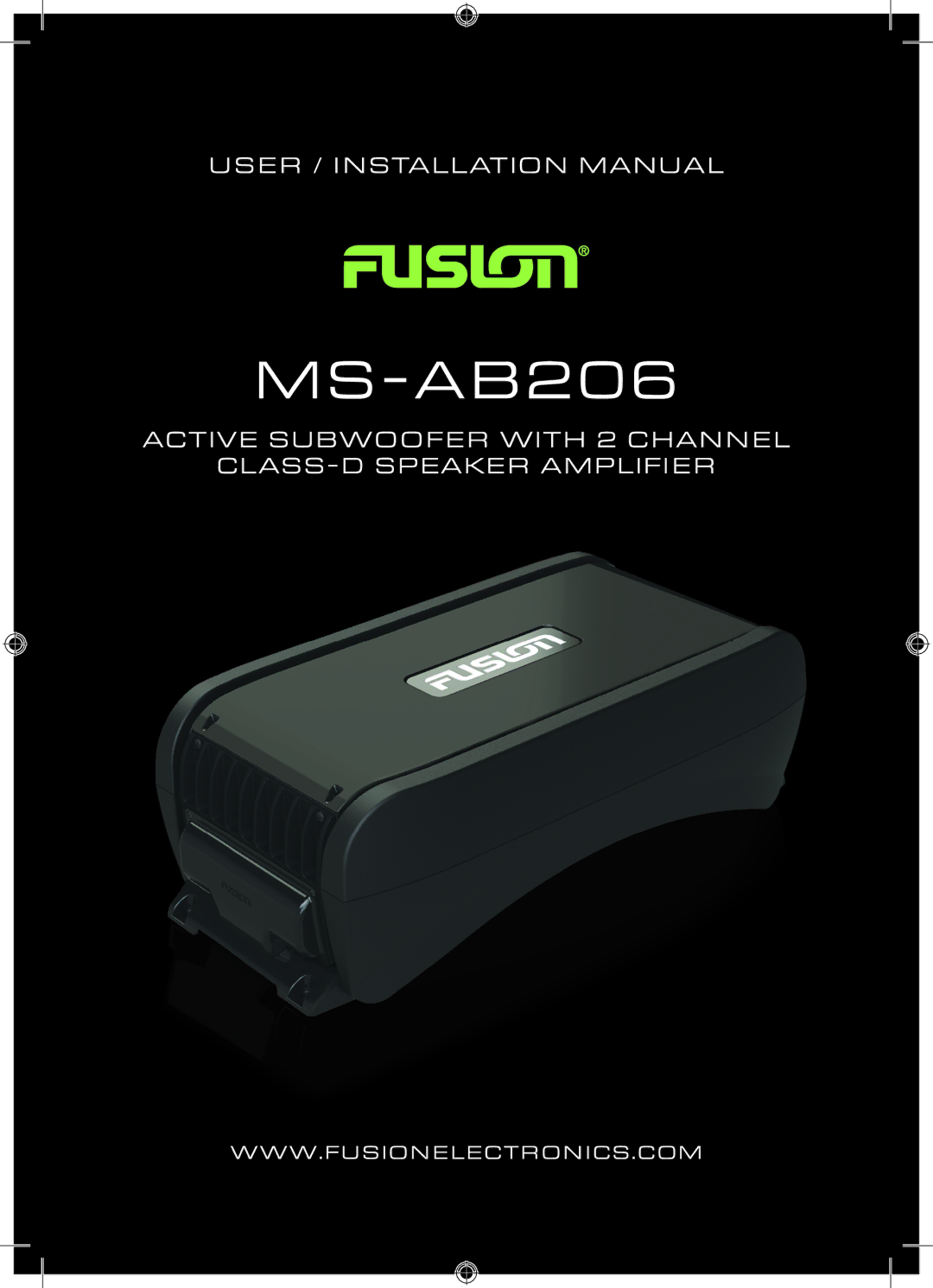 Fusion MS-AB206 manual 