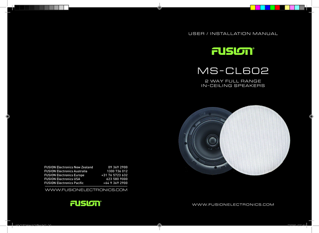 Fusion MS-CK602 manual MS-CL602 Manual Outlines.indd 28/06/13 820 AM 