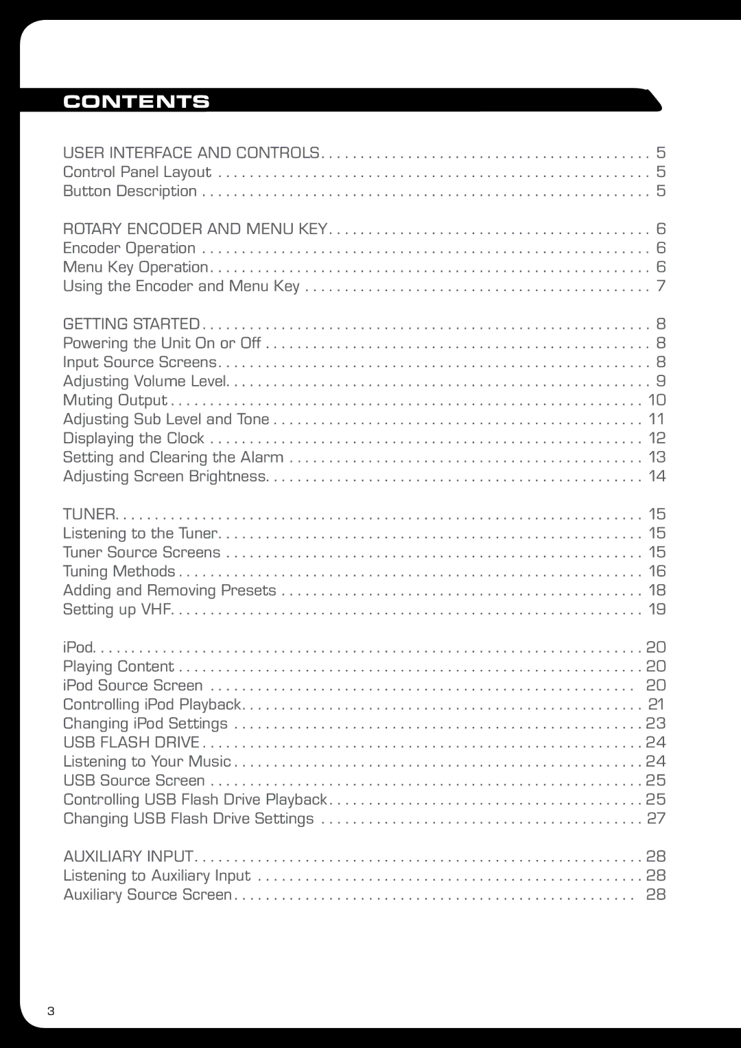 Fusion MS-IP700 manual Contents 