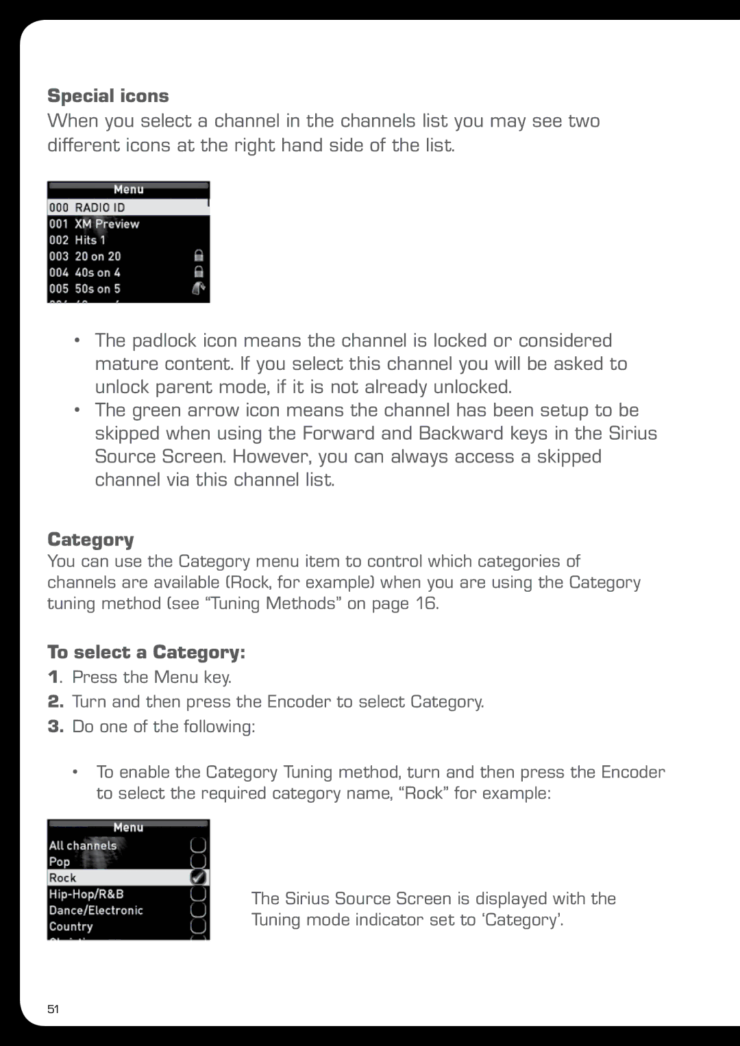 Fusion MS-IP700 manual Special icons, To select a Category 