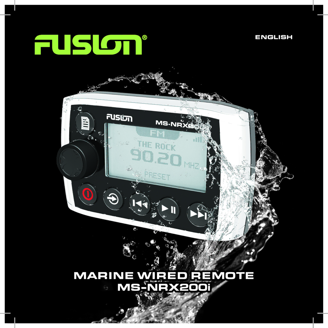 Fusion MS-NRX200 manual 