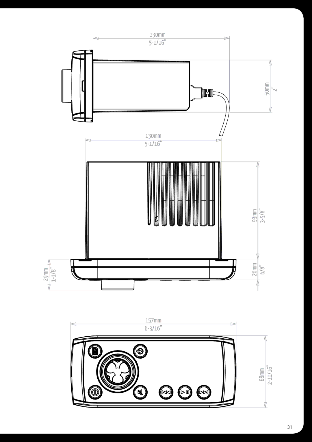 Fusion MS-RA205 installation manual 