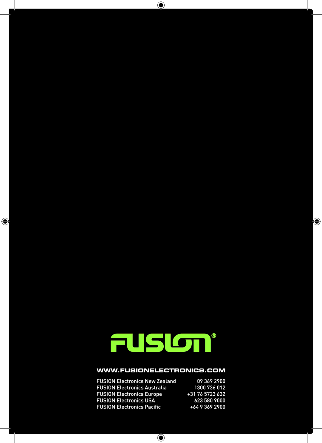 Fusion MS-RA205 manual 