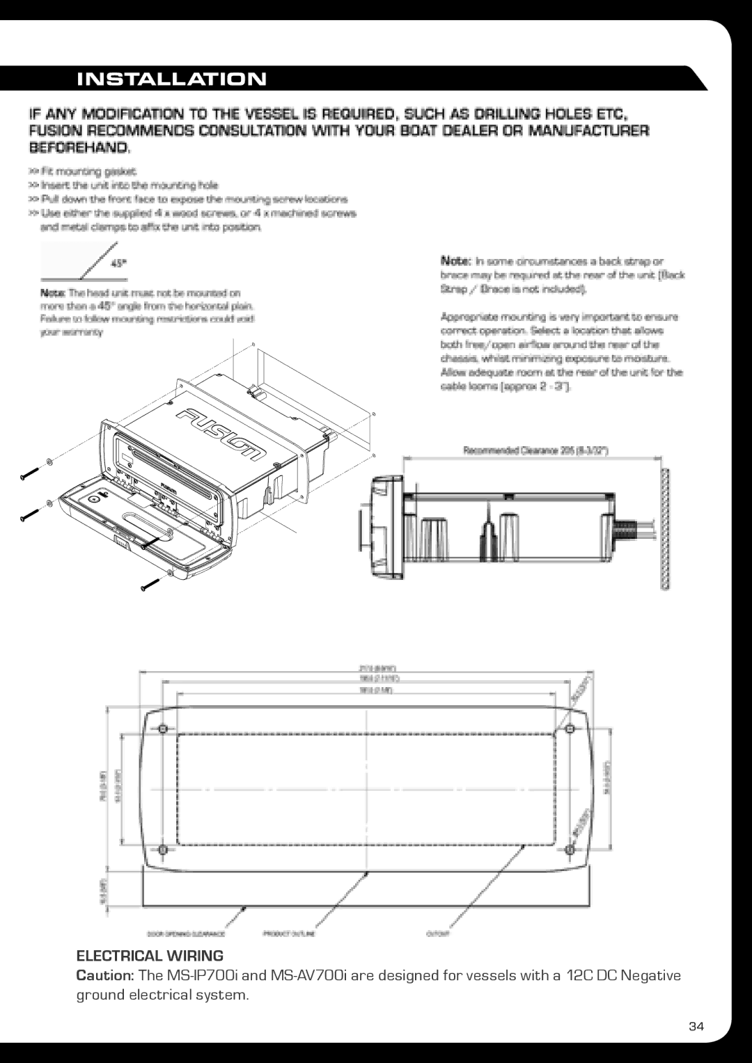 Fusionbrands MS-AV700i, MS-IP700i manual Installation 