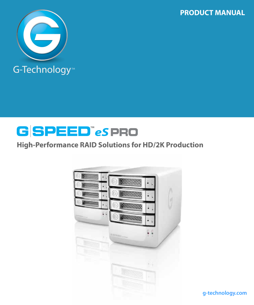 G-Technology 0G01868 manual SPEEDeS PRO 