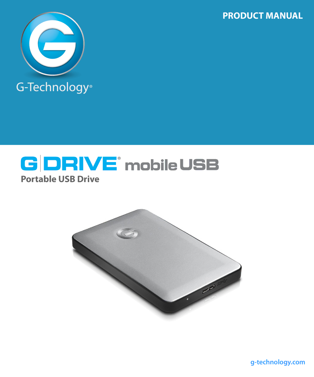 G-Technology 0G02428 manual Drive USB 