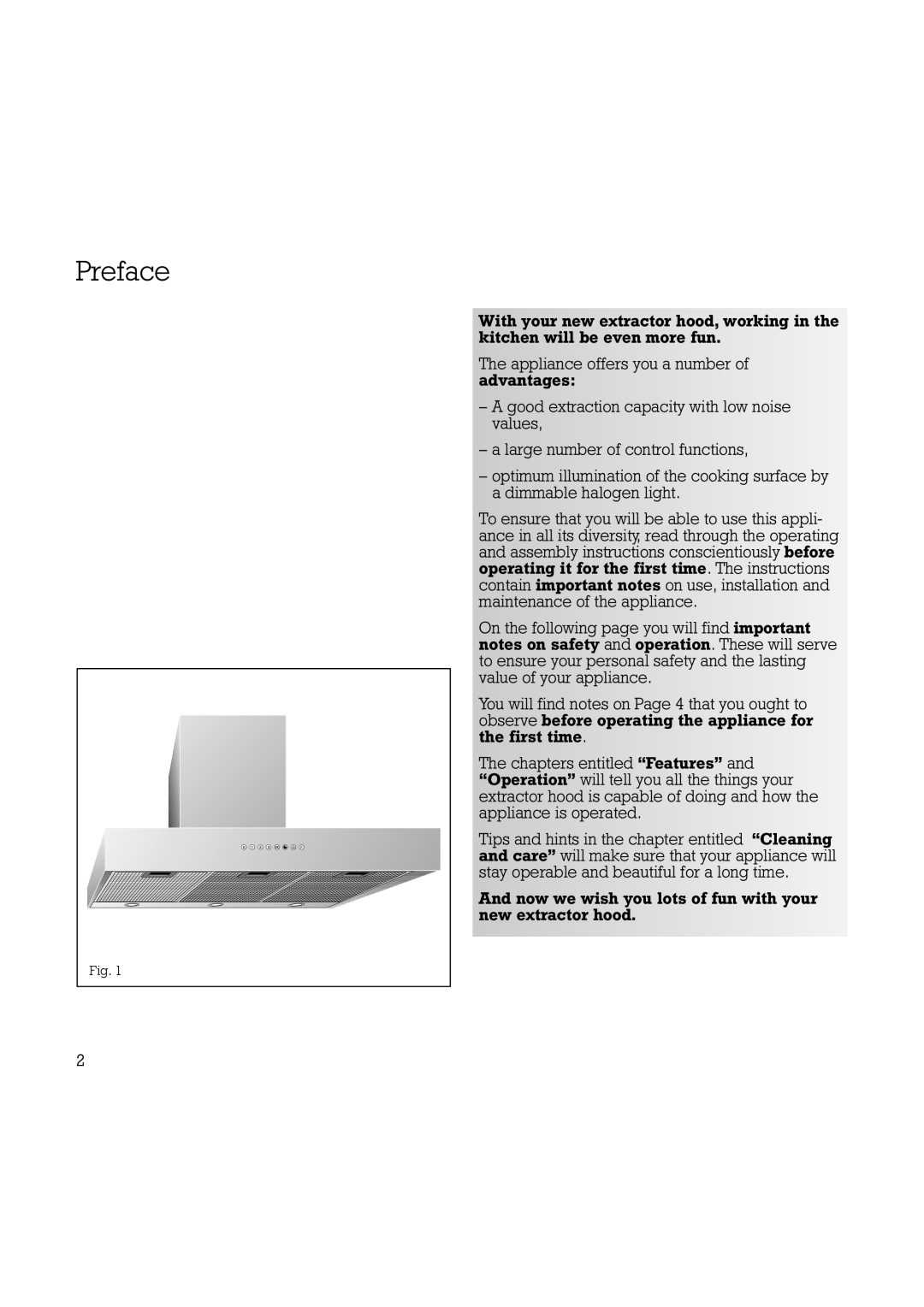 Gaggenau AH 530-790, AH 530-720 manual Preface 