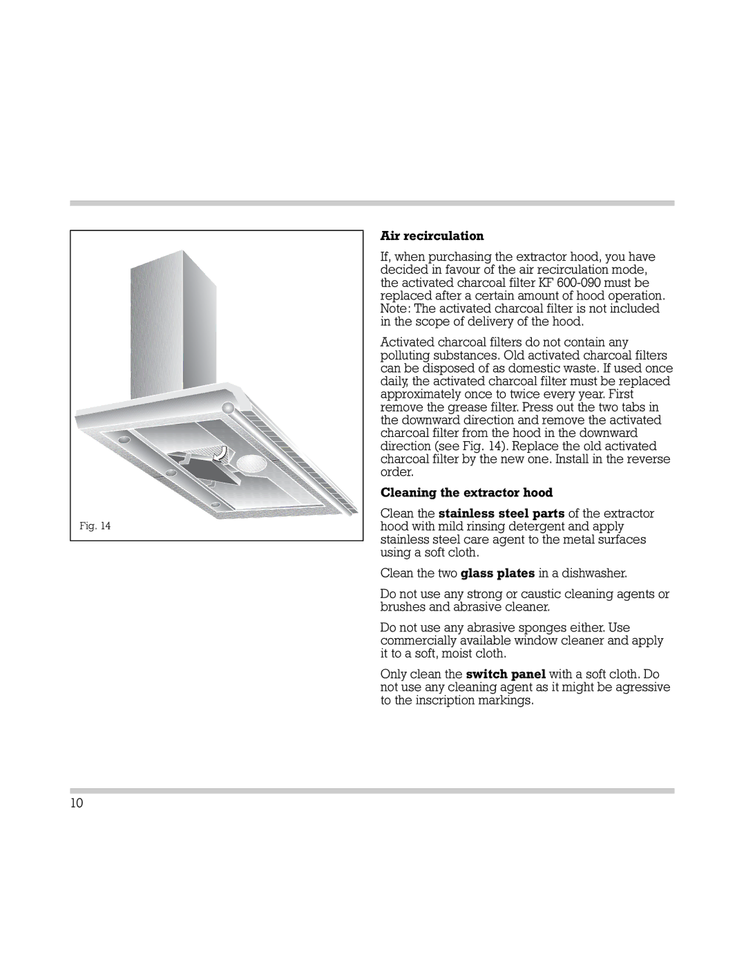 Gaggenau AH 600-190 manual 