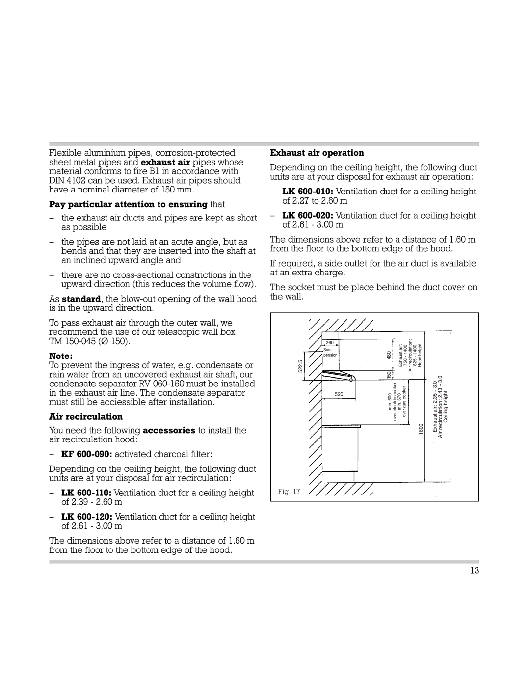 Gaggenau AH 600-190 manual 522.5 