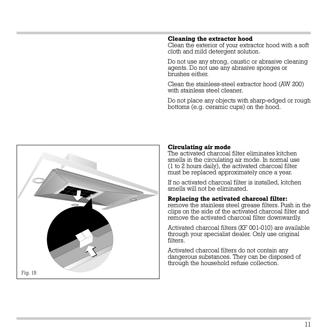 Gaggenau AW 201-790, AW 200-790 manual 