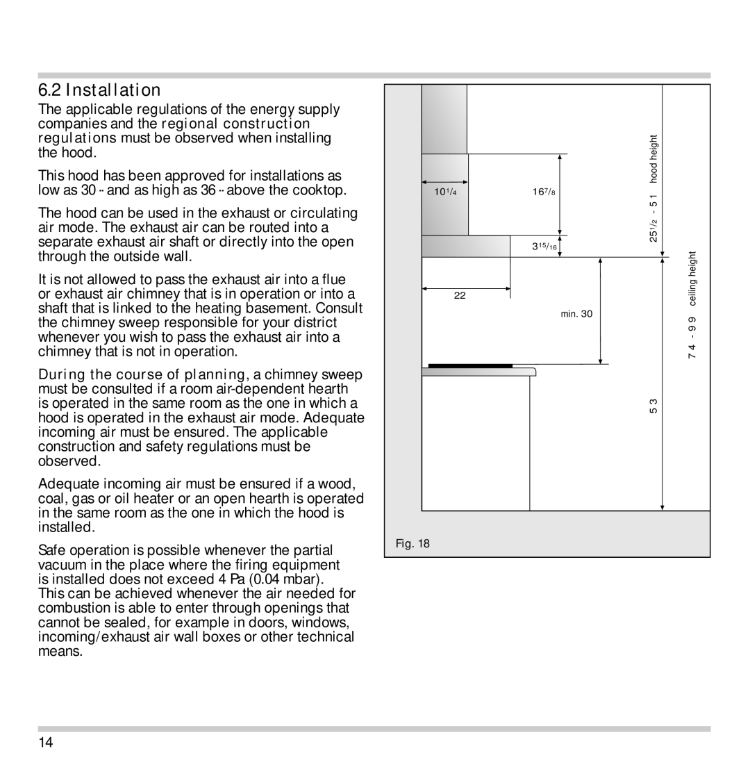 Gaggenau AW 200-790, AW 201-790 manual Installation 