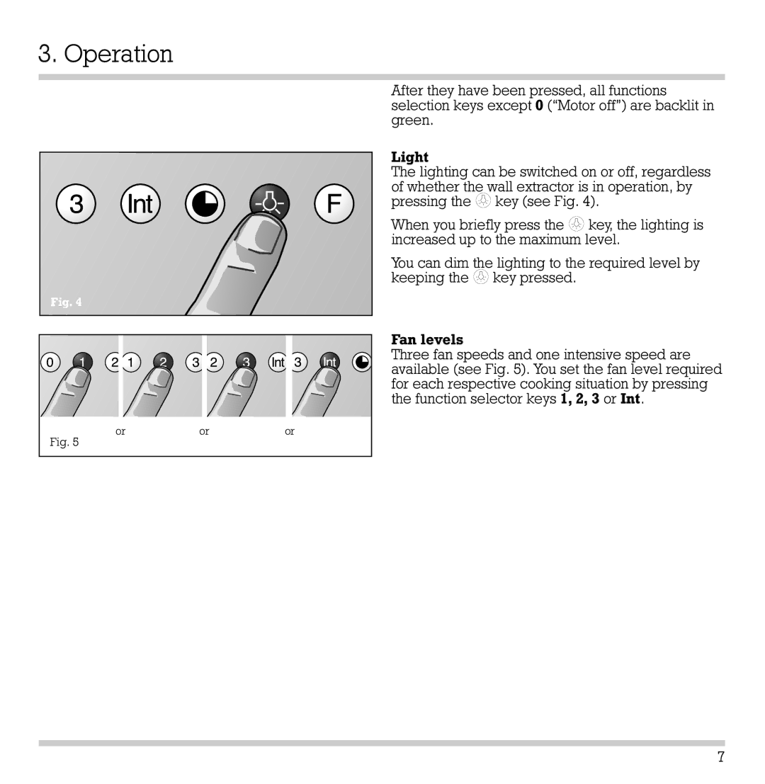 Gaggenau AW 201-790, AW 200-790 manual Operation 