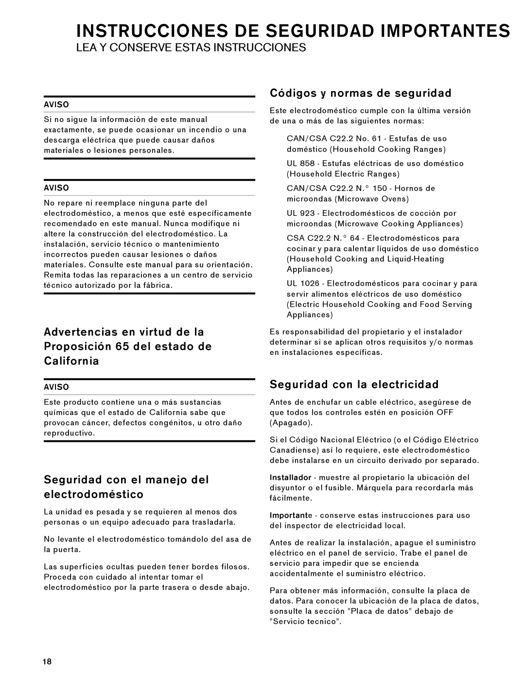 Gaggenau BX 481 610, BX 480 610 manual Códigos y normas de seguridad, Seguridad con la electricidad 