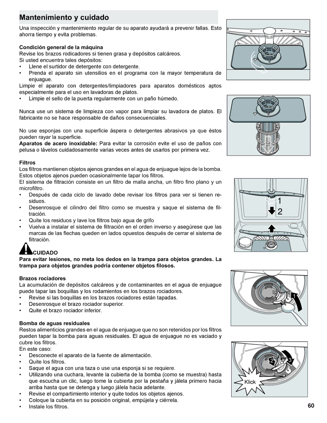 Gaggenau DF 241 manual 0DQWHQLPLHQWR\FXLGDGR 