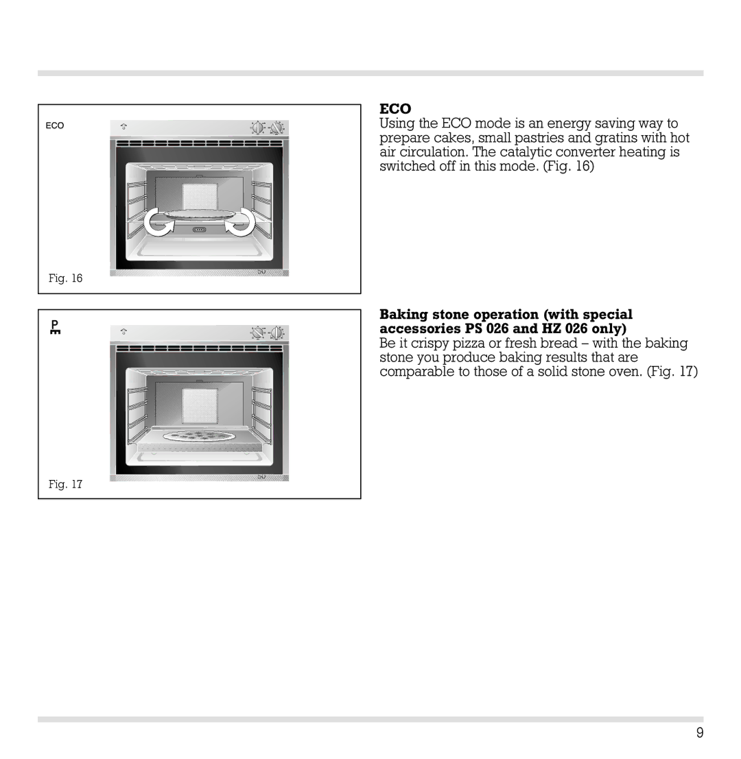 Gaggenau EB 204/205 manual Eco 