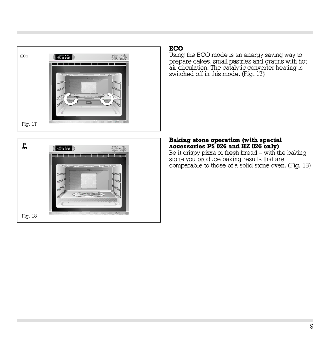 Gaggenau EB 210/211 installation instructions Eco 