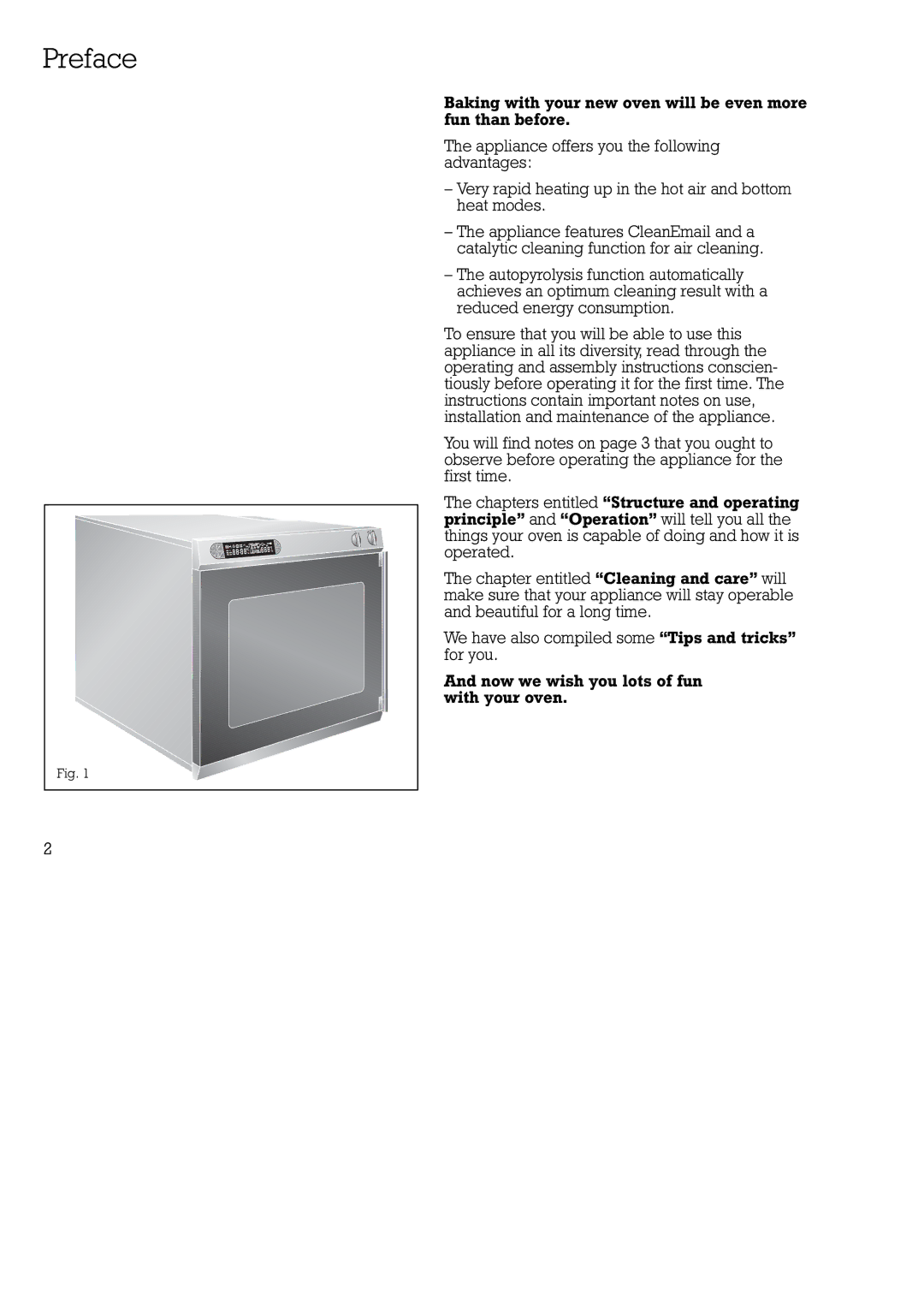 Gaggenau EB 270/271, EB 290/291 installation instructions Preface 