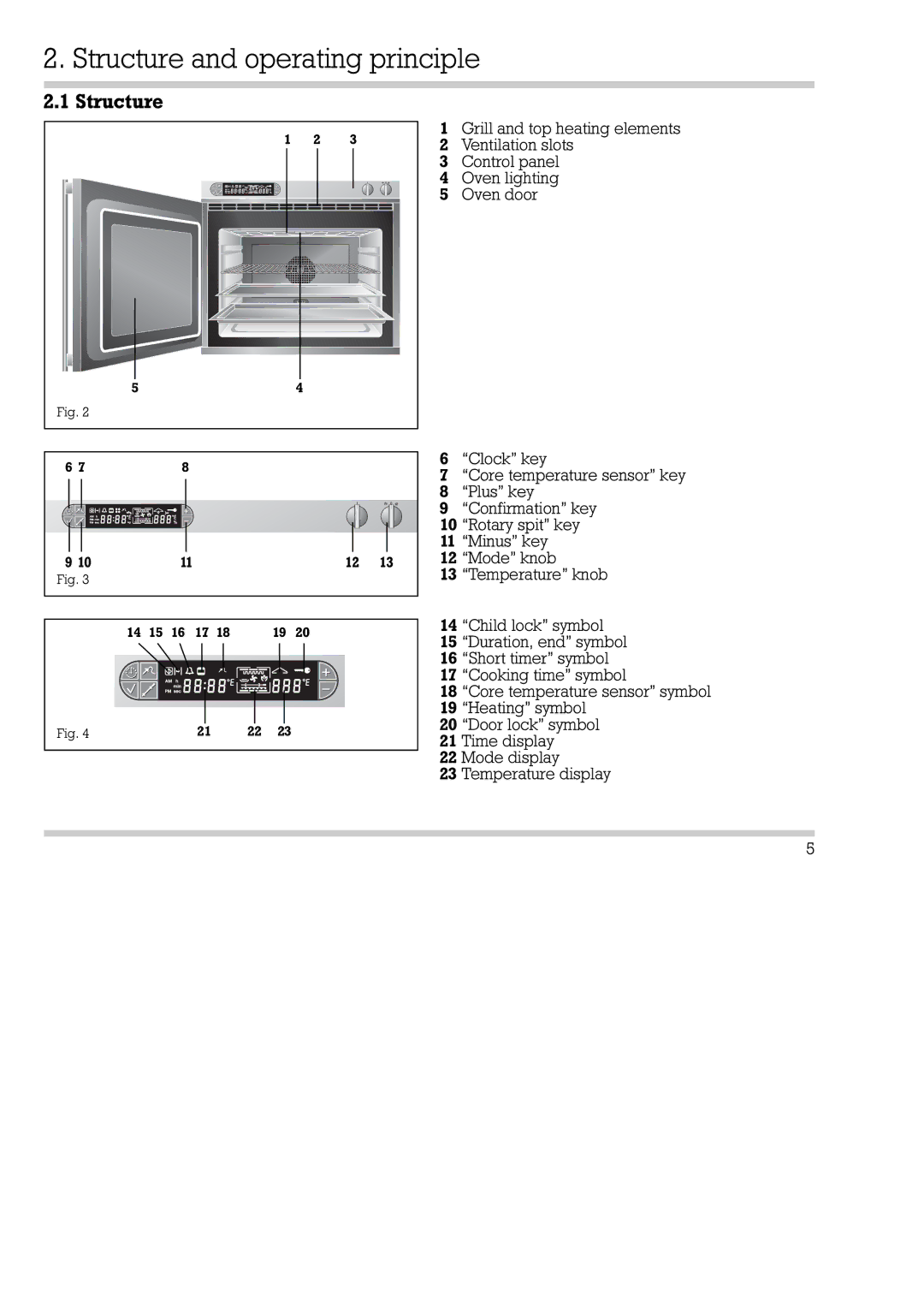 Gaggenau EB 290/291, EB 270/271 installation instructions Structure and operating principle 