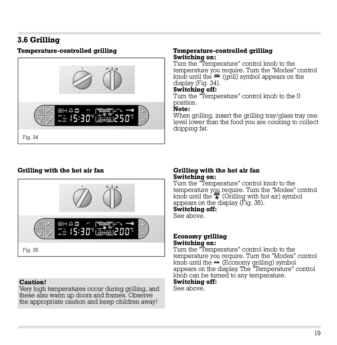 Gaggenau EB 270, EB 291, EB 290, EB 271 manual Grilling 