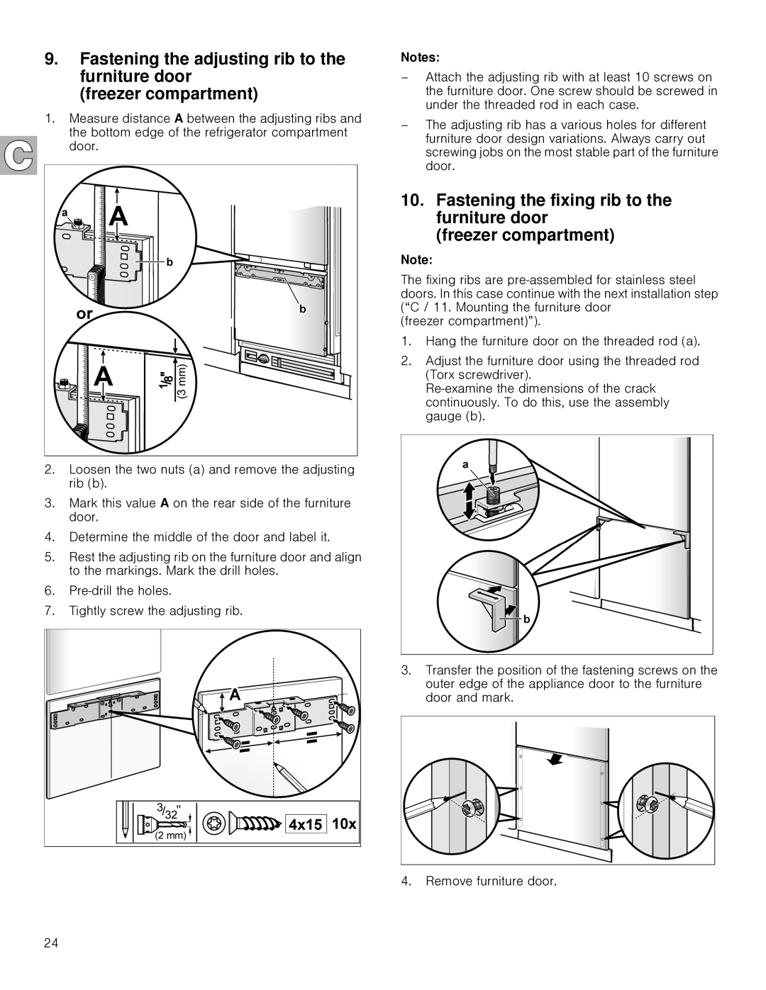 Gaggenau RB 472, RB 492 installation instructions 