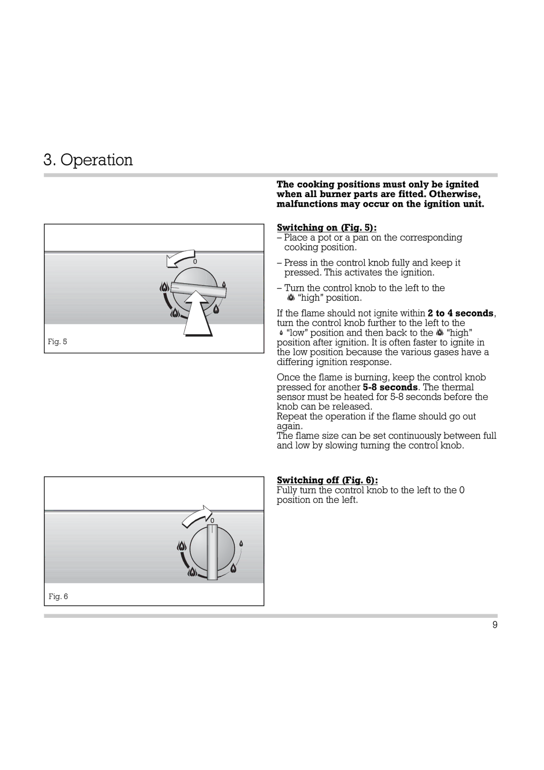 Gaggenau Wok manual Operation 