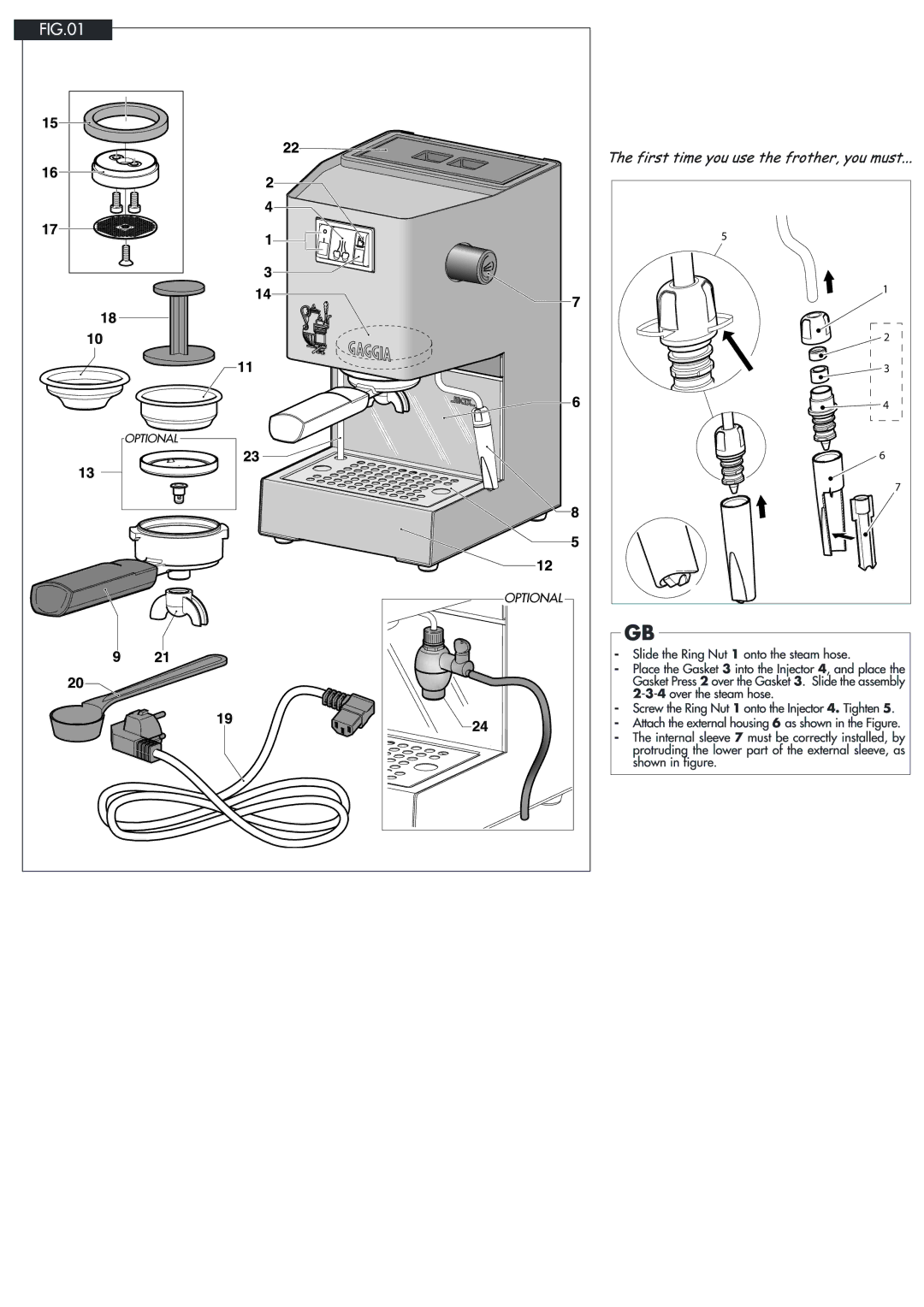 Gaggia 12700 manual 