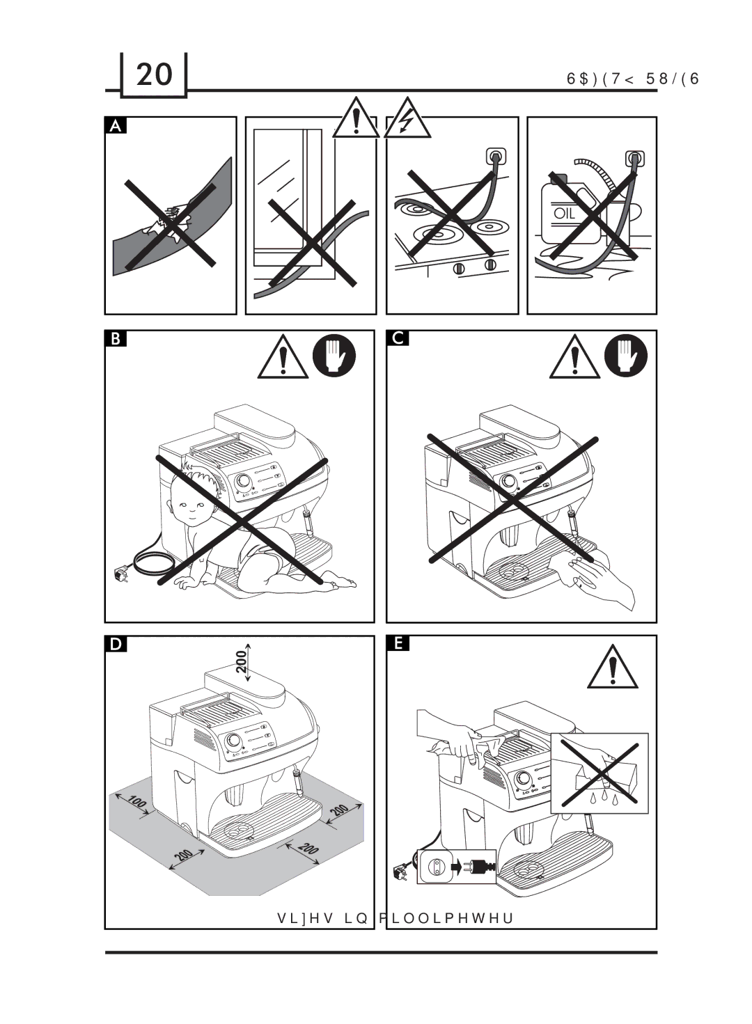 Gaggia 740903008 manual Safety Rules 