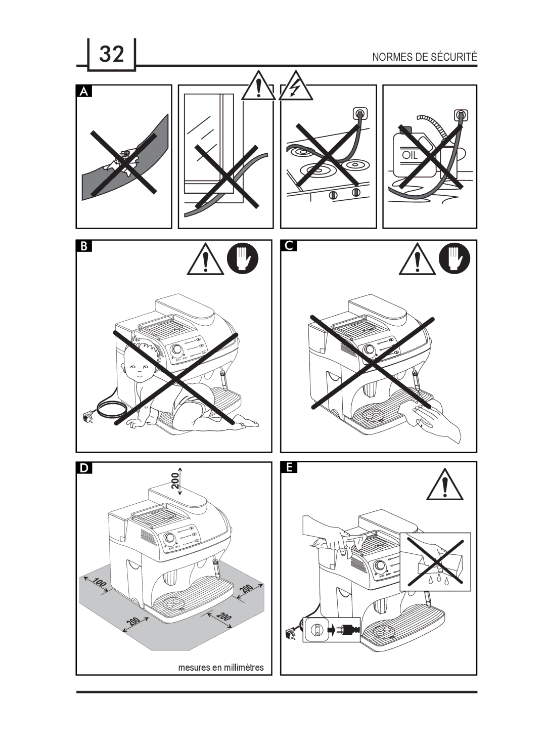 Gaggia 740903008 manual Normes DE Sécurité 