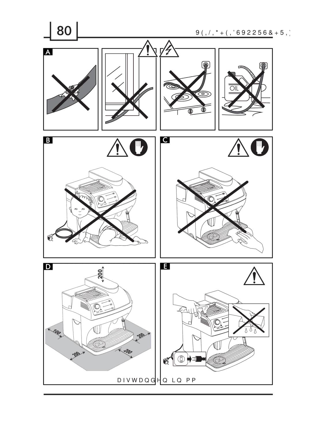 Gaggia 740903008 manual Veiligheidsvoorschriften 