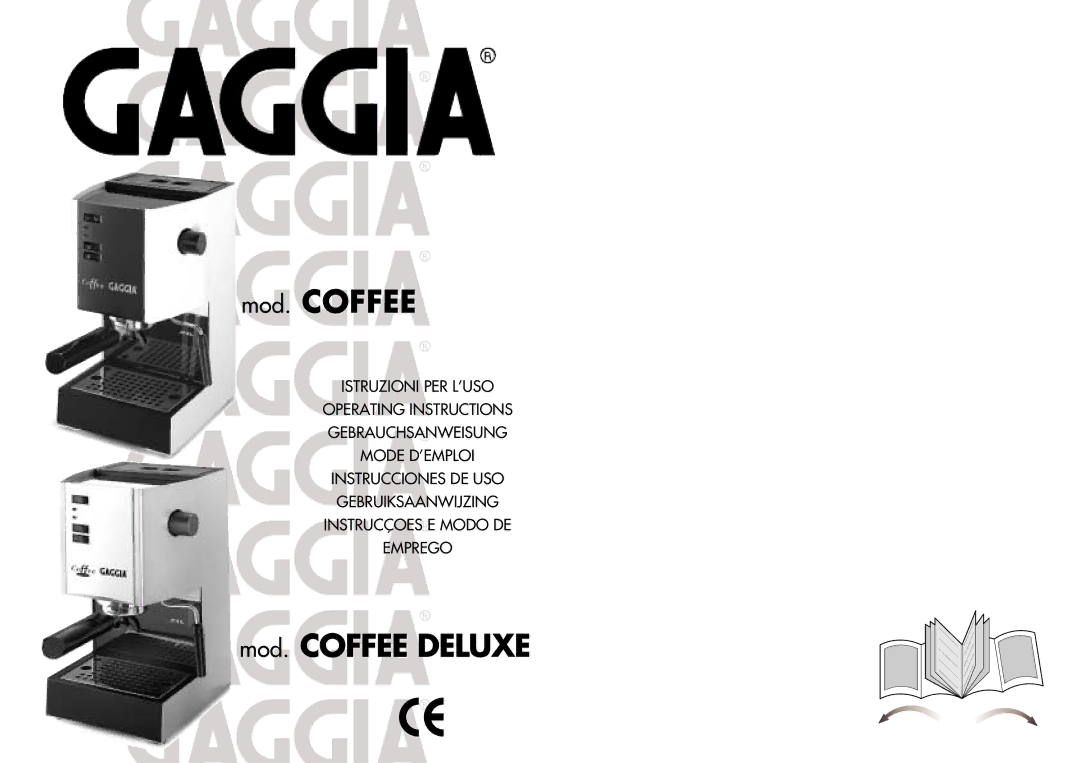 Gaggia COFFEE DELUXE manual Mod. Coffee 