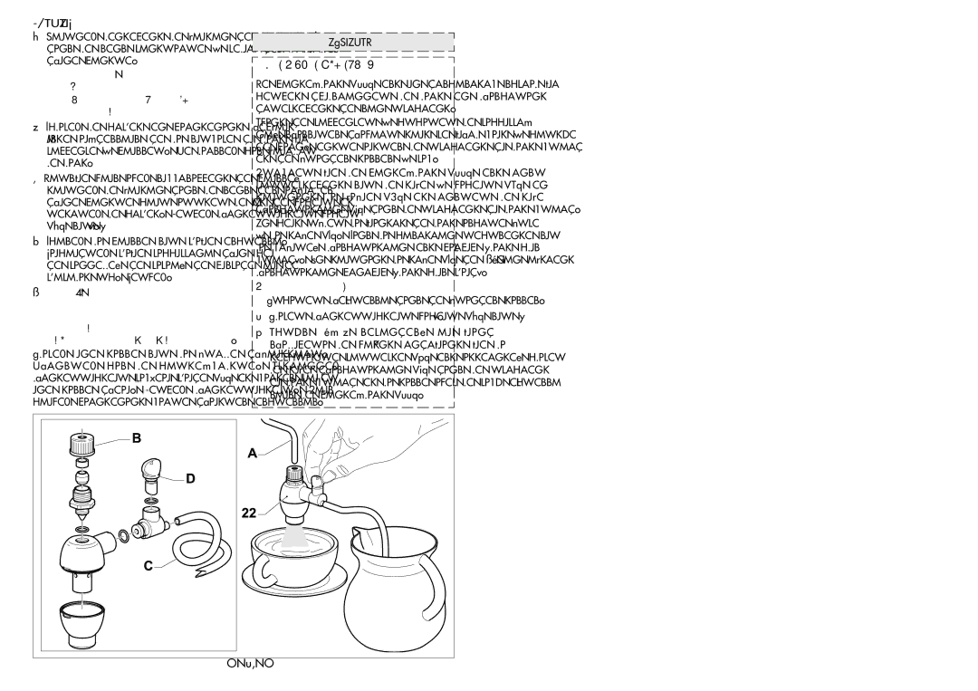 Gaggia COFFEE DELUXE manual Dispositif monte-lait22, Sur, On peut régler la quantité de lait aspirée grâce 