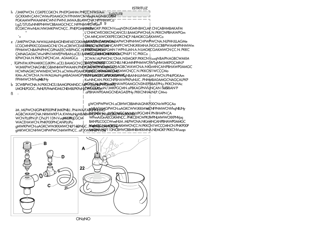 Gaggia COFFEE DELUXE manual Montalatte, Nel contenitore del latte freddo 