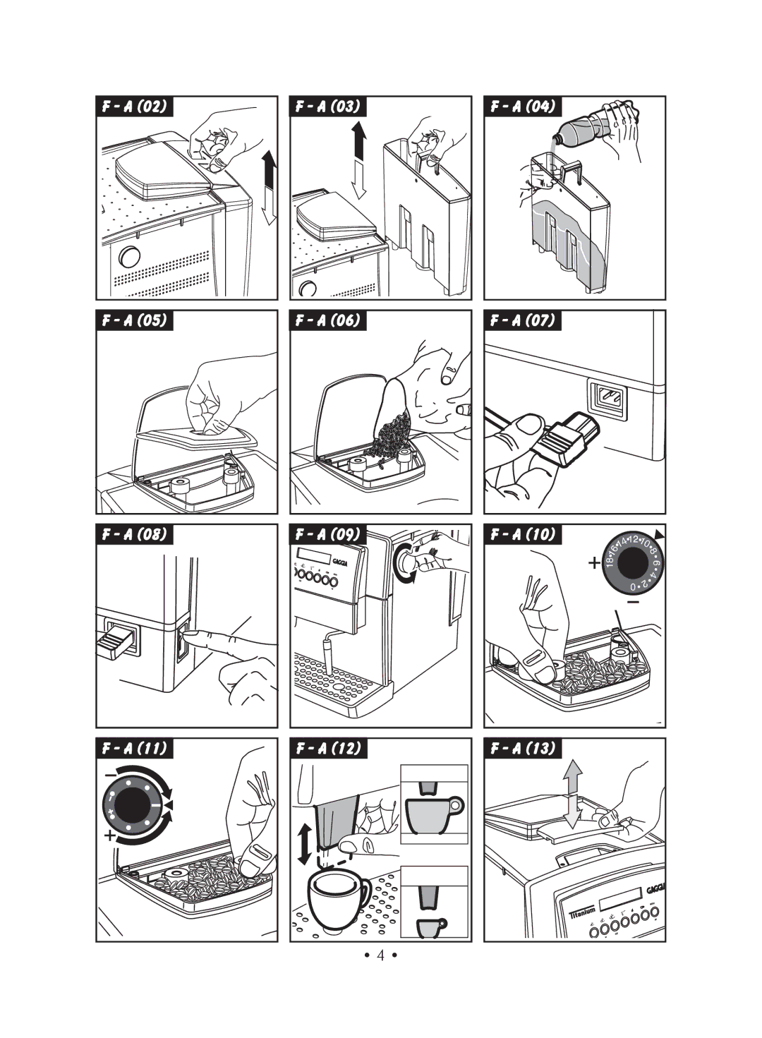 Gaggia SUP027YDR manual 