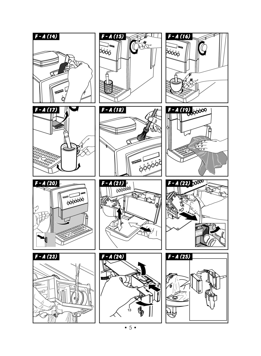 Gaggia SUP027YDR manual 