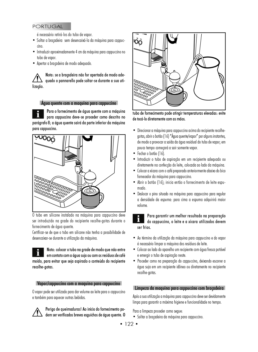 Gaggia SUP027YDR manual • 122 • 