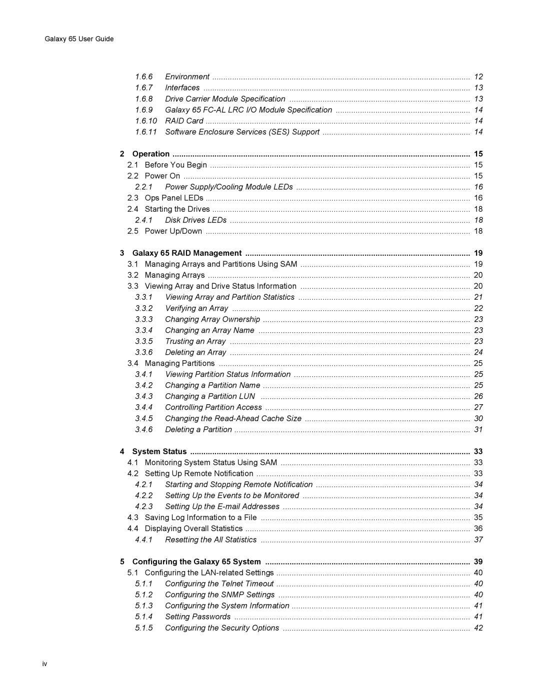 Galaxy Metal Gear 65 manual Operation 