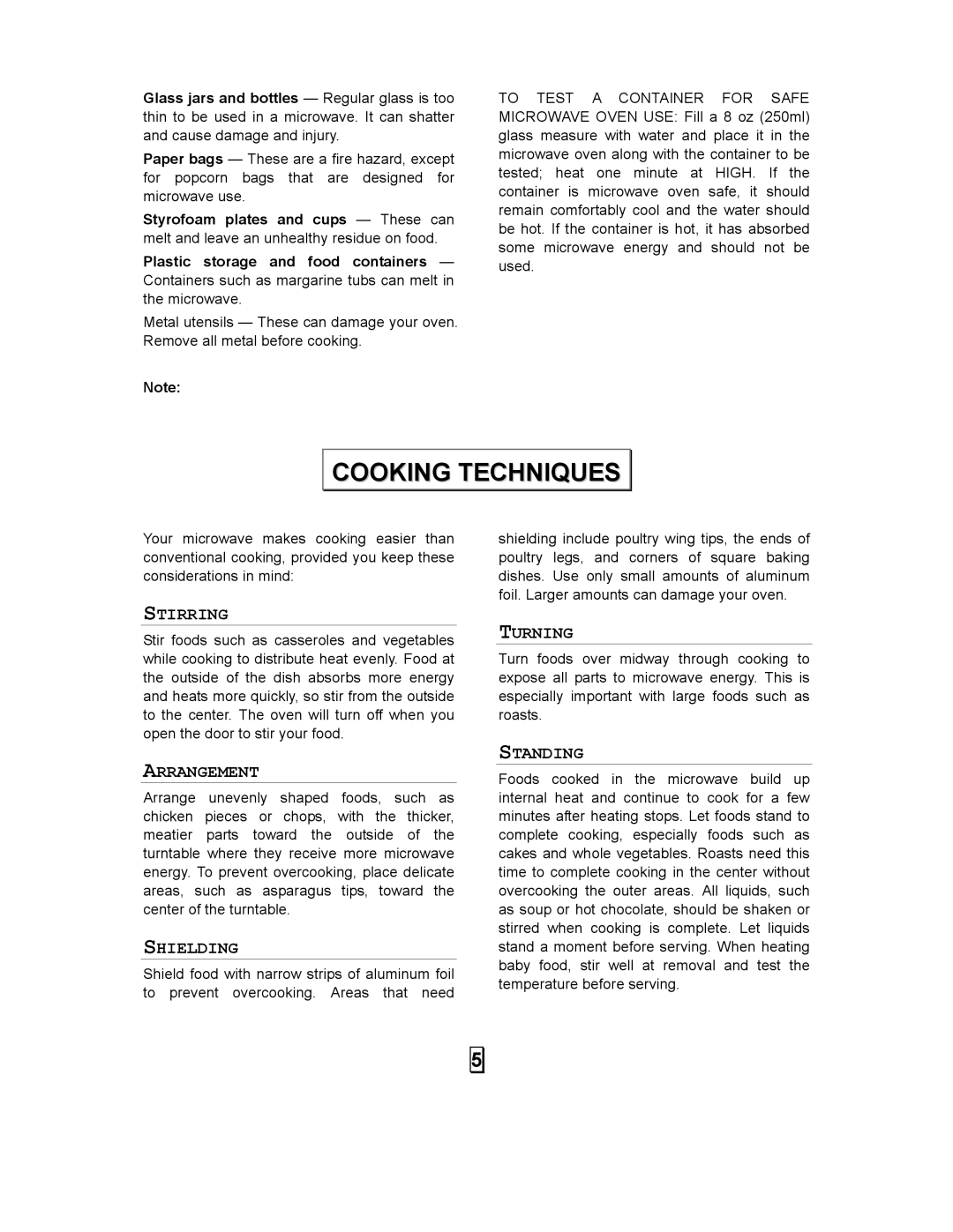 Galaxy Metal Gear 87040 user manual Cooking Techniques, Stirring 