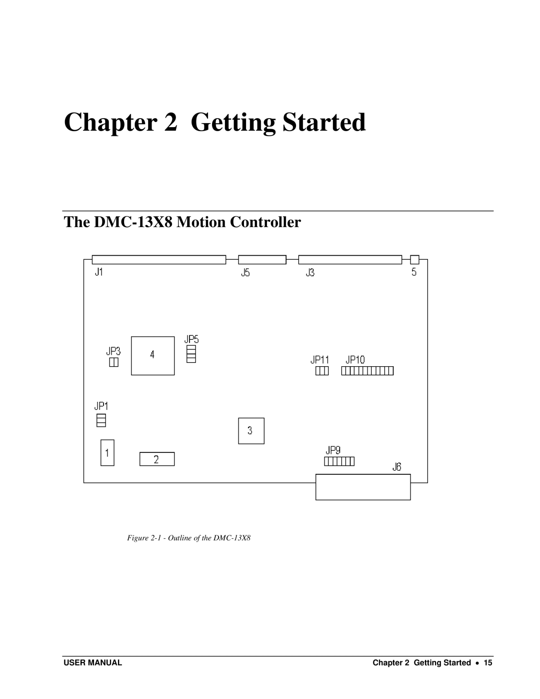 Galil user manual DMC-13X8 Motion Controller, Getting Started 