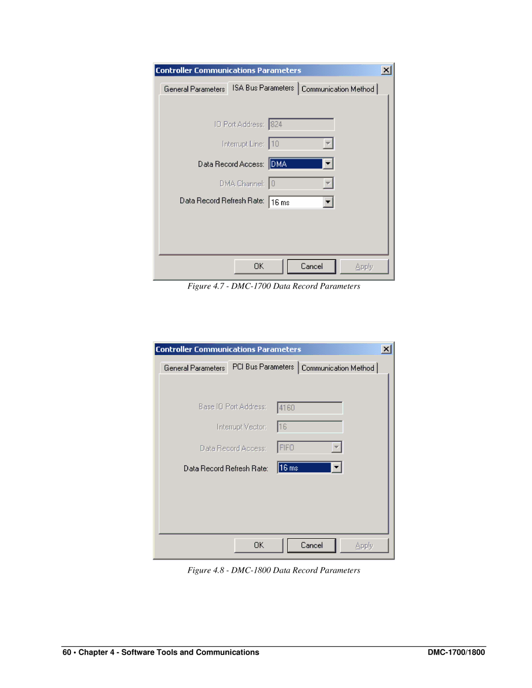 Galil DMC-1800 user manual DMC-1700 Data Record Parameters 