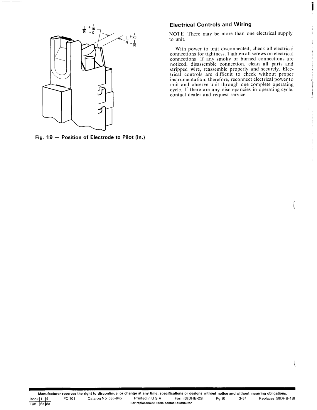 Gamages 58DHB manual 