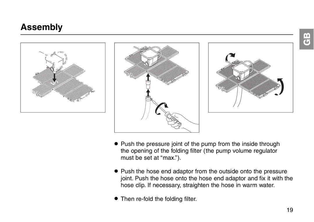 Gardena Art 7944 operating instructions Assembly 