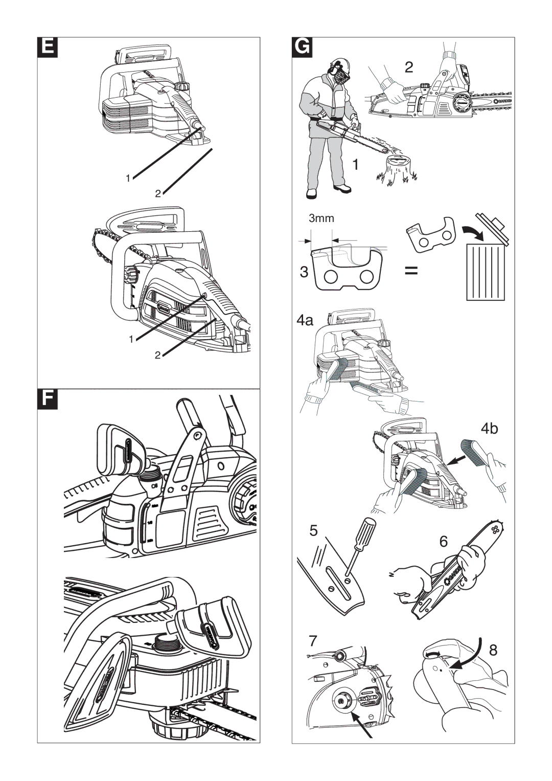 Gardena CST3519-X, CSI4020-X manual 3mm 