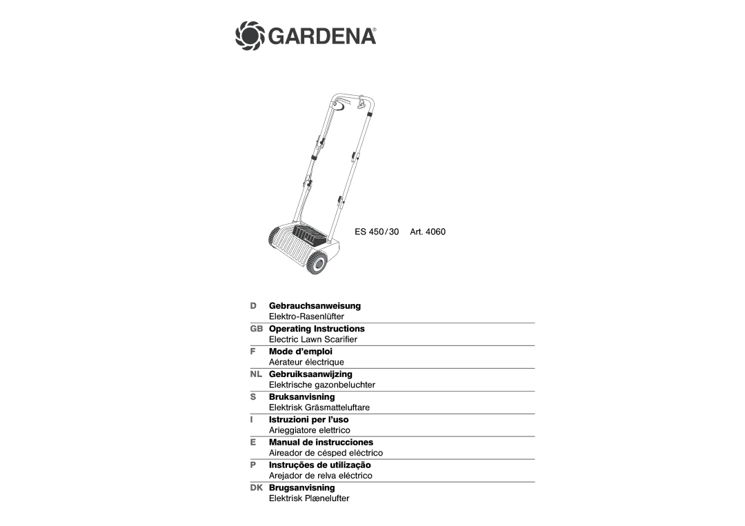 Gardena ES450/30 operating instructions Gardena 