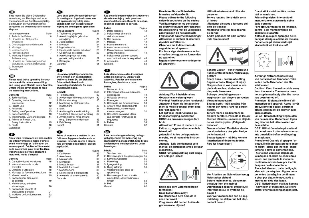 Gardena ES450/30 operating instructions Please read these operating instruc 