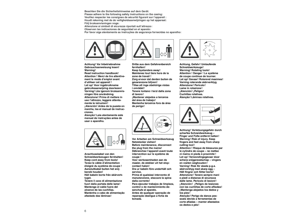 Gardena HE40, HE32, HE36 operating instructions 