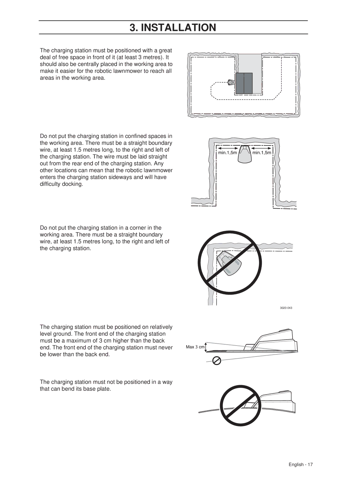 Gardena R70Li, R40Li installation manual 3020-043 