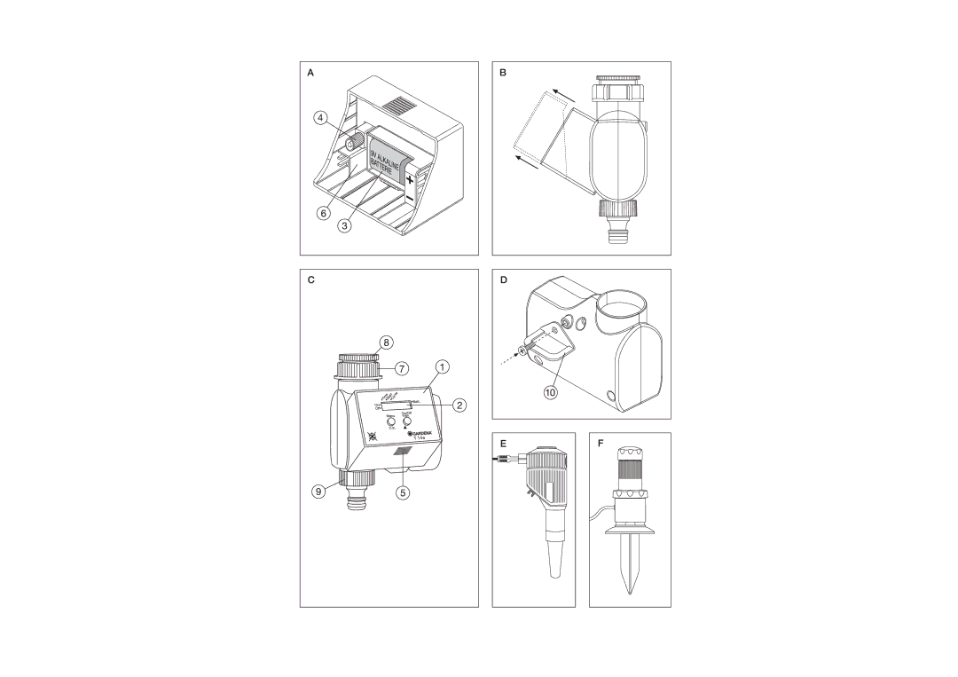 Gardena T 14 e operating instructions 