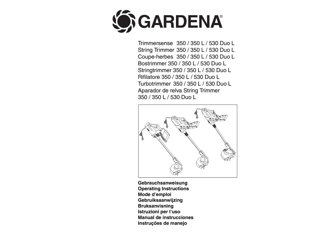 Gardena TS 350 L, TS 530 Duo L operating instructions Gardena 