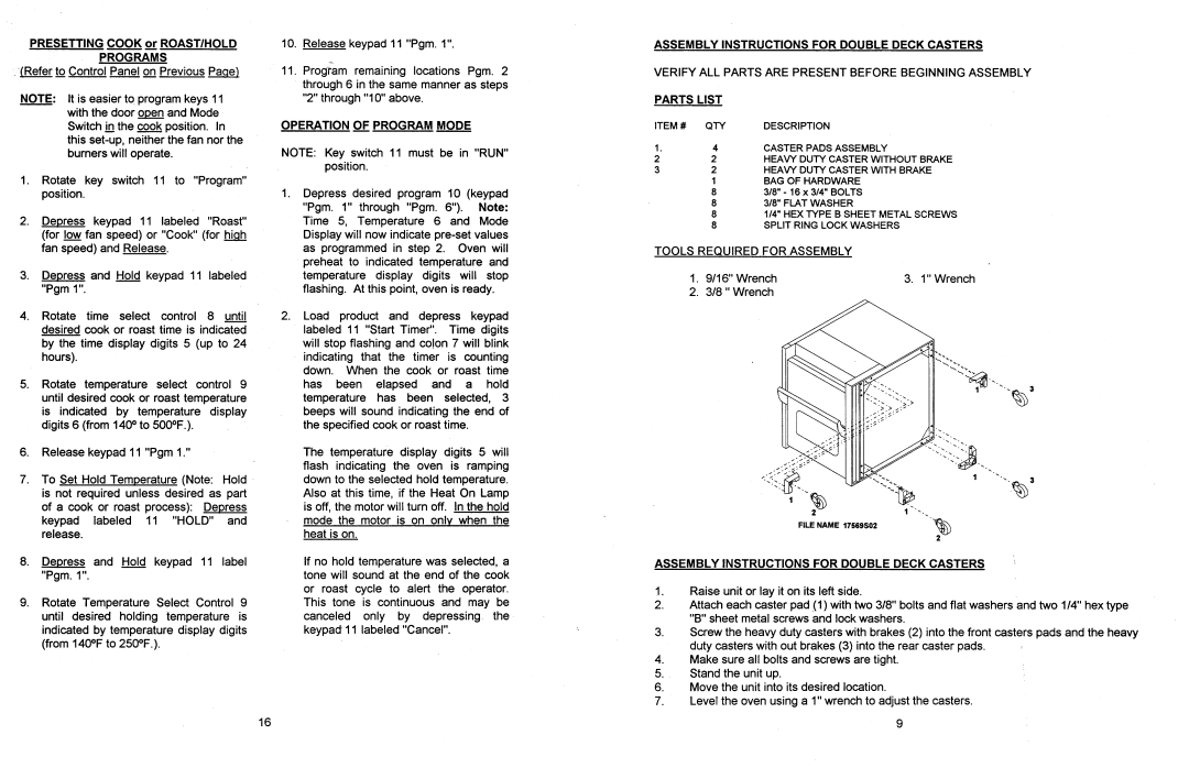 Garland ECO-G-10-E, ECO-G-10-M manual 